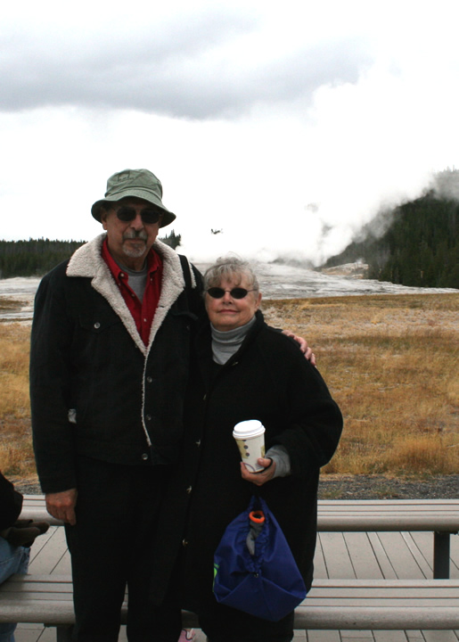 At Old Faithful, Sept. 2008