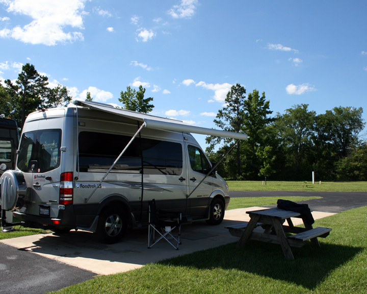 Our Campsite in Longview, Texas