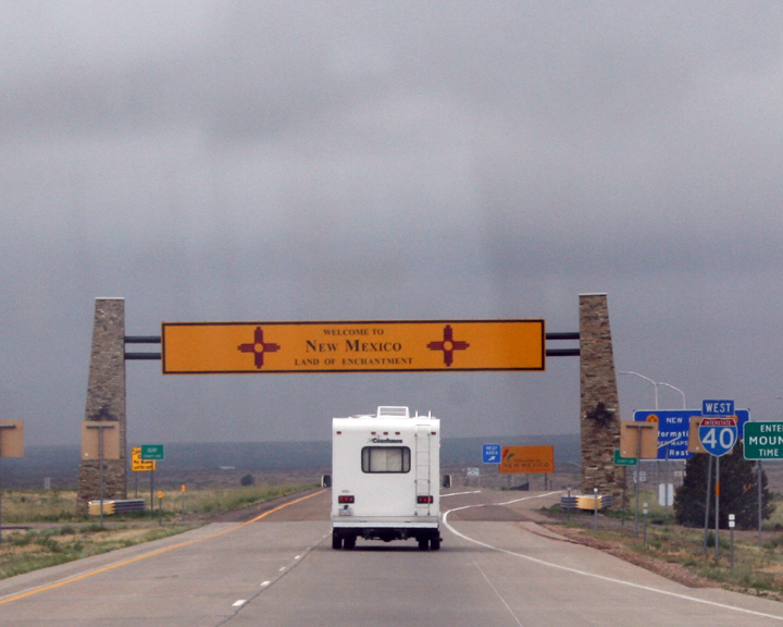 Entering New Mexico