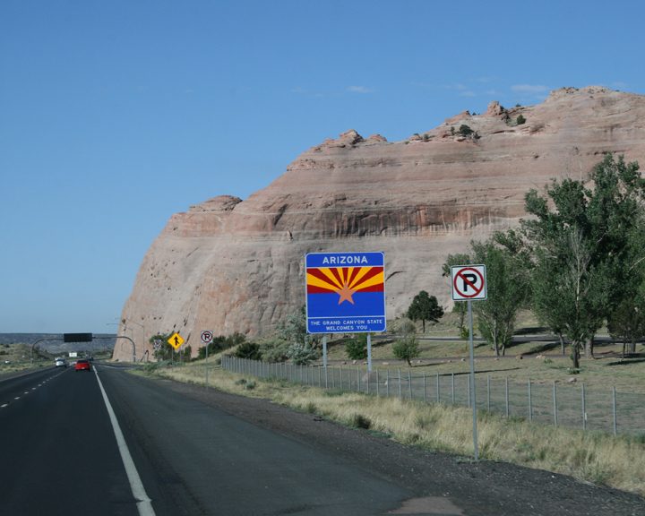 Entering Arizona