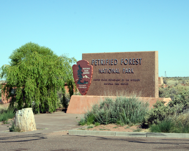 Entrance to the Petrified Forest